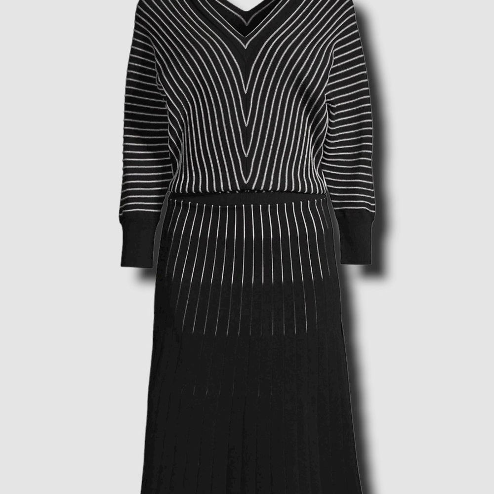 Boss Monochrome Striped Garment